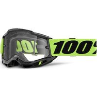 100% Accuri 2 Enduro Moto Goggles Neon Yel-Cl Len