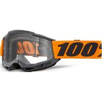 100% ACCURI 2 OTG Goggles Orange - Clear Lens