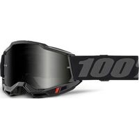 100% ACCURI 2 SAND Goggles Black - Smoke Lens