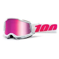 100% Accuri 2 Youth Goggles Keetz Mirror Pink Lens
