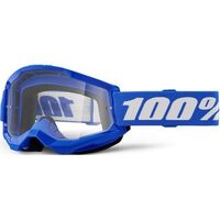 100% STRATA 2 Goggles Blue - Clear Lens