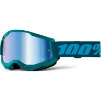 100% STRATA 2 Goggles Stone - Mirror Blue Lens