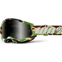 100% STRATA 2 SAND Goggles War Camo-Smoke Lens