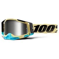 100% Racecraft2 Goggles Airblast Mirror Silver Lens