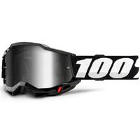 100% Accuri 2 Goggles Black Silver Lens