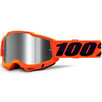100% Accuri 2 Goggles Orange Silver Lens