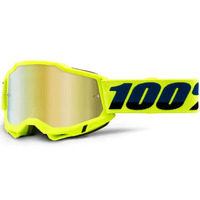 100% Accuri 2 Goggles Yellow Gold Lens