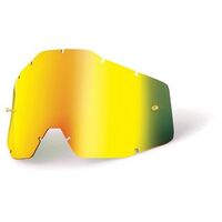 100% Racecraft, Accuri & Strata Gold Mirror Lens