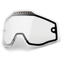 100% Racecraft, Accuri & Strata Clear Vented Dual Lens