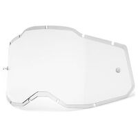 100% Racecraft2, Accuri 2 & Strata2 Injected Clear Lens