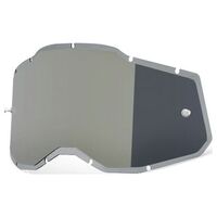 100% Racecraft2, Accuri 2 & Strata2 Injected Mirror Silver Lens