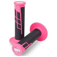 Protaper Clamp-On 1/2 Waffle Grip Neon Pink