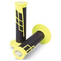 Protaper Clamp-On 1/2 Waffle Grip Neon Yellow