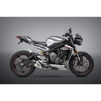 Yoshimura Exhaust Slip On Alpha T for Triumph STREET TRIPLE 2018 YO-19680BP520