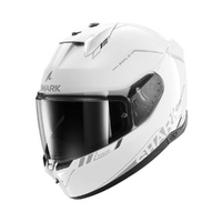 Shark Helmet Skwal I3 Blank SP White Silver Anthracite