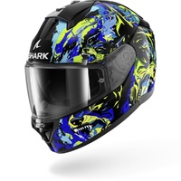 Shark Helmet Ridill 2 Raging Beast Black Blue Green