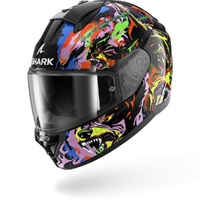 Shark Helmet Ridill 2 Raging Beast Black Vio Yellow