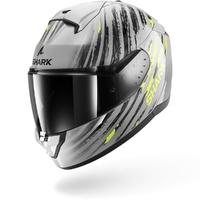 Shark Helmet Ridill 2 Assya Silver Anthracite Yellow