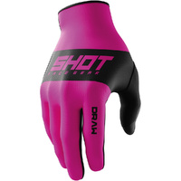 Shot Racing Gear Gloves 2026 Draw Sky Pink 