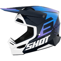 Shot Racing Gear Helmet 2026 Furious Apex Blue Gloss Kids 