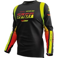 Shot Racing Gear Jersey 2026 Devo Block Neon Yellow 