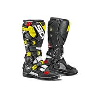 SIDI Crossfire 3 Boot White Black Yellow Fluro