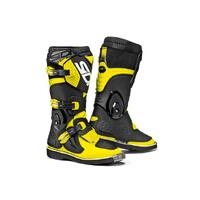 SIDI Flame Youth Boot Yellow Fluro Black