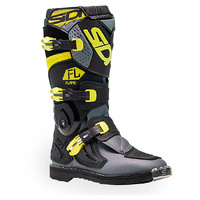 Sidi Boots Flame Youth Black Lime Gray