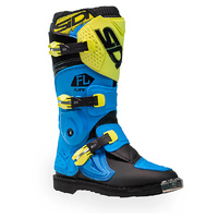 Sidi Boots Flame Youth Light Blue Lime Black