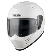 Simpson Helmet Venom White