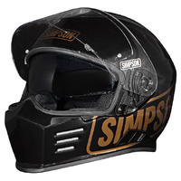 Simpson Helmet Venom Logo ST Black