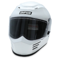 Simpson Helmet Speed White