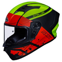 SMK Stellar Helmet Squad Matt Black Red Yellow