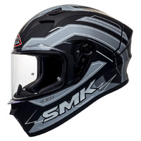 SMK Stellar Helmet Bolt Matt Black Grey White