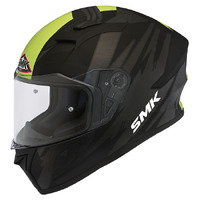 SMK Stellar Helmet Trek Matt Black Grey Yellow
