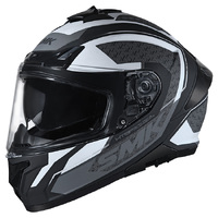SMK Typhoon Helmet RD1 Matt Black White Grey 