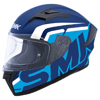 SMK Stellar Helmet Stage Matt Blue Blue White