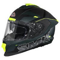 SMK Helmet Titan Firefly MA284 Matt Black Green Yellow