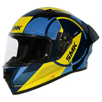 SMK Helmet Stellar Faro MA554 Matt Blue Yellow