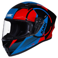 SMK Helmet Stellar Faro GL236 Black Red Blue