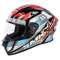 SMK Helmet Stellar Sport Uno GL263 Black Grey Red