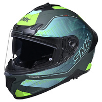 SMK Helmet Typhoon 06 Mystic MA884 Matt Green Yellow