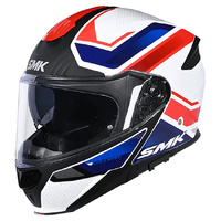 SMK Helmet Gullwing Supertour GL153 White Blue Red