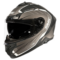 SMK Helmet Typhoon 06 Aerot MA266 Matt Black Grey