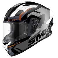 SMK Helmet Stellar K-Power GL267 Black Grey Orange