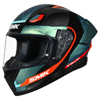 SMK Helmet Stellar Flight GL257C Black Blue Orange