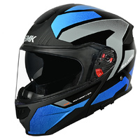 SMK Helmet Gullwing Sonic GL256 Black Blue Grey
