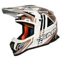SMK Helmet Allterra X-Sprint MA172 Matt White Orange Black