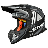 SMK Helmet Allterra X-Sprint MA261 Matt Black Grey White