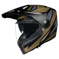 SMK Helmet Ares Claw MA726 Matt Orange Black Grey